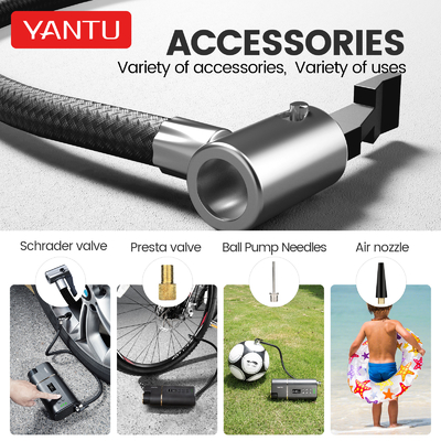 2000mAh*3 Battery YANTU A31 12v Cordless Portable Digital Tire Inflator for Universal Car Care