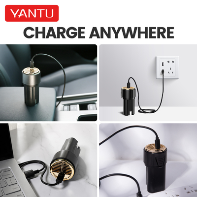 2000mAh*3 Battery YANTU A31 12v Cordless Portable Digital Tire Inflator for Universal Car Care