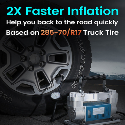 AM40 Double 40 Cylinder Portable 12V Electric Inflator for Car RV Tyre from Universal