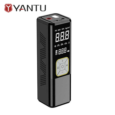 Black YANTU AM43 Mini Cordless High Pressure Air Pump150PSI Portable Digital Automatic Electric Car Tire Inflators Compressor Machine