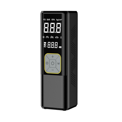 Black YANTU AM43 Mini Cordless High Pressure Air Pump150PSI Portable Digital Automatic Electric Car Tire Inflators Compressor Machine