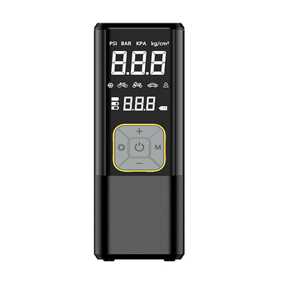 Black YANTU AM43 Mini Cordless High Pressure Air Pump150PSI Portable Digital Automatic Electric Car Tire Inflators Compressor Machine