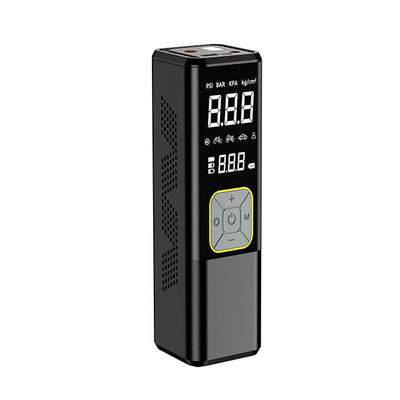Black YANTU AM43 Mini Cordless High Pressure Air Pump150PSI Portable Digital Automatic Electric Car Tire Inflators Compressor Machine