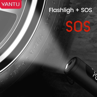 YANTU A23 Portable Wireless Rechargeable Tire Inflator Emergency Light and Noise ≤80dB