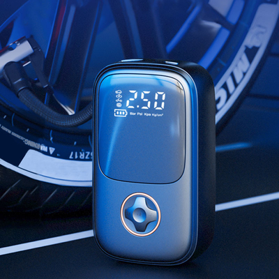 YANTU AM27 Wired 12V Car Tire Inflator with 60W Power and Portable Electric Pump
