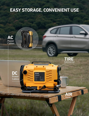 Digital 12V Car Tire Inflator Air Compressor with Deflation and Inflation Modes YANTU AM41