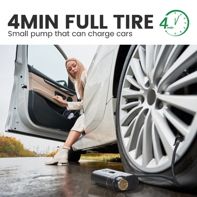 YANTU A31 Portable Cordless Digital Tire Inflator 12V 150PSI for High Pressure Removal