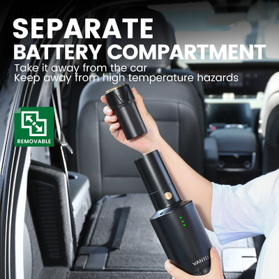 Durable YANTU V51 Handheld Vacuum Cleaner with 15000PA Suction Power and Metal Filter