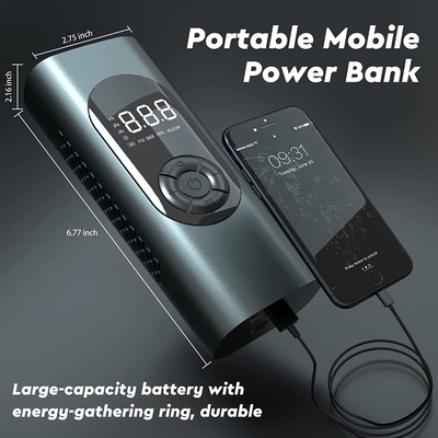 YANTU AM32 Metal 150PSI Wireless Bike Portable Air Compressor with Powerbank Machine