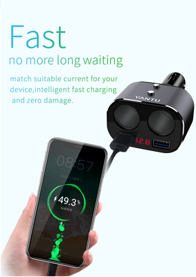 12-24v Voltage Monitoring YANTU L01 Wireless Car Charger for High Power Outdoor Charging