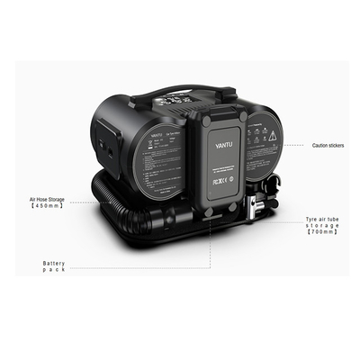 Portable Double Cylinder Air Compressor 12V DC AC Electric Pump for SUV Beds SUP YANTU A10