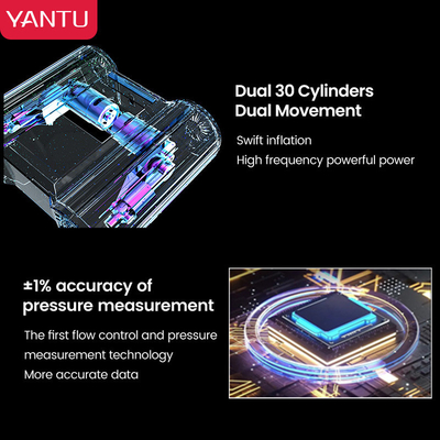 YANTU E2 Metal Double Cylinder Wired Rechargeable Inflator for Heavy Duty Vehicles