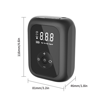 Portable YANTU AM50 Cordless Digital Bike Air Pump Compressor for Car Bicycle Balls