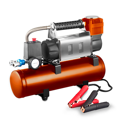 flow YANTU AM48 RV Portable Air Pump Compressor with Air Tank for Dust Blowing Car Wheel Tyre Inflator 750W