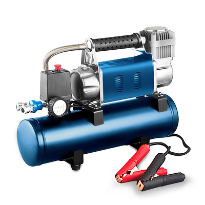 flow YANTU AM48 RV Portable Air Pump Compressor with Air Tank for Dust Blowing Car Wheel Tyre Inflator 750W