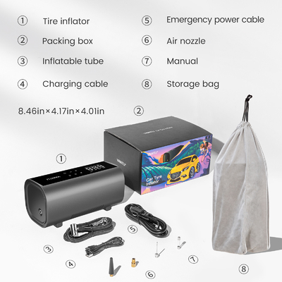 ABS PC Material YANTU A22 Truck Tractor High Pressure Monitoring System Tire Inflators