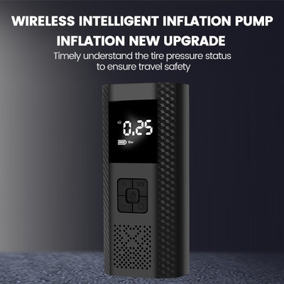 YANTU AM34 Mini Cordless Portable Digital Tire Inflator 12L / min Air Flow 80dB Noise