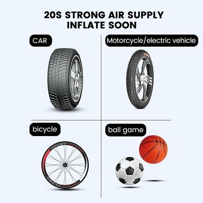 YANTU AM34 Mini Cordless Portable Digital Tire Inflator 12L / min Air Flow 80dB Noise