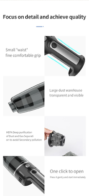 YANTU V01S Wired Car Cleaner Vacuum with 5500PA Strong Suction and 120W Output Voltage