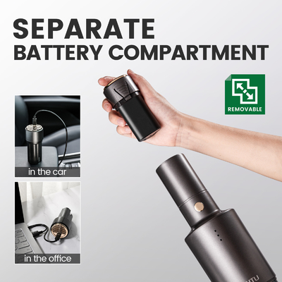 150W 15000PA 12V Cordless Handheld Small Wet and Dry Vacuum Cleaners with 12V Battery