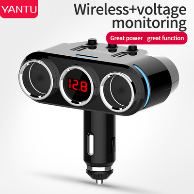 Portable USB Cigarette Lighter Sockets for Phone and Mobile A4 100W Fast Car Charger Adapter