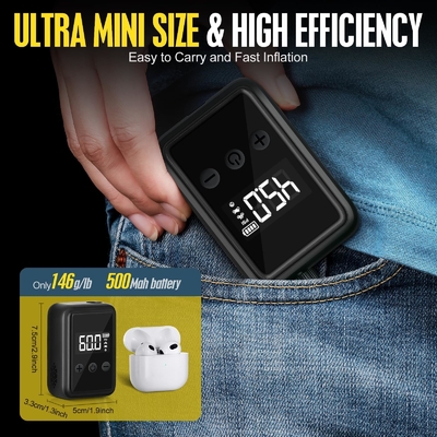 YANTU AM51 Portable Digital Mini Electric Bicycle Motorbike Air Pump for Tyre Pumping