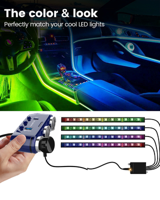 YANTU B39 Portable Wired Charger Mini Car Charger Phone Charger 3 Socket 2 USB Cigarette Lighter for Car
