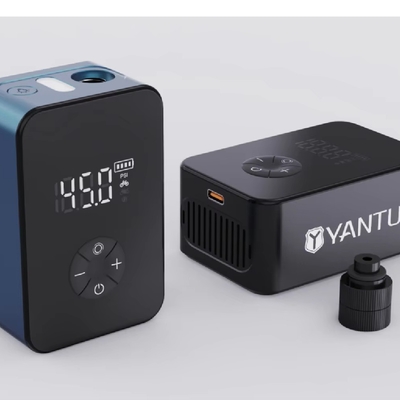 Valve Adapter YANTU K2 120psi Cordless Tire Inflator Digital Mini Electric Air Pump