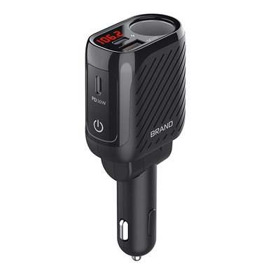 YANTU L03 120W Car Charger Dual USB QC PD Voltage Monitoring for Maximum Charging Power