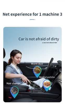 YANTU V01 Cordless 5000PA Strong Suction Vacuum Cleaner for Car and Household Cleaning