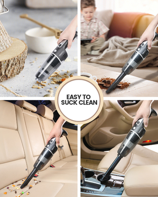 YANTU V01S High Power Corded Portable Car Vacuum Cleaner for Carpet and Seat Cleaning