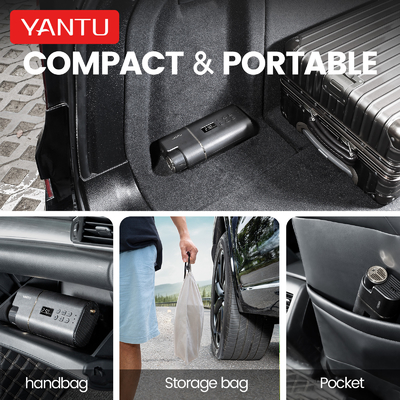 Portable Automatic Air Pump Compressor for Car Tyres YANTU A31 12v Electric Inflator