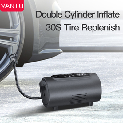 Digital Automatic Electric 12V Car Tire Inflator with Dual Cylinders and Noise ≤90dB