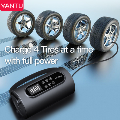 Double Cylinder Car Tyre Inflator Air Pump YANTU A26 Portable Wireless Air Compressor