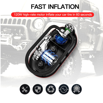 10A Work Current 150PSI 12V Low Noise Portable Mini Electric Air Pump Type Inflators