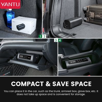 Compact 12V 150PSI Mini Portable Car Air Compressor Tire Inflator Auto Pumps for Audi