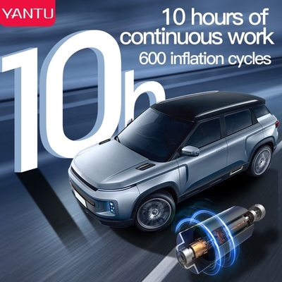 YANTU A22 12V Silent Inflatable Electric Car Pump Rechargeable Portable and Heavy Duty