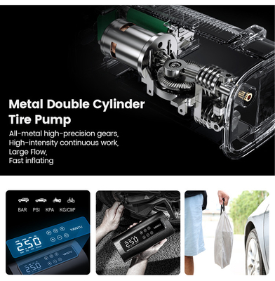 12v Double Cylinder Electric High Pressure Digital Pump with SOS Emergency Light YANTU A22