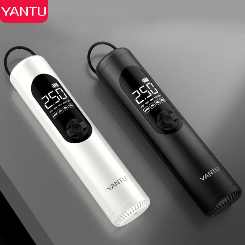 YANTU A23 Portable Wireless Rechargeable Tire Inflator Emergency Light and Noise ≤80dB