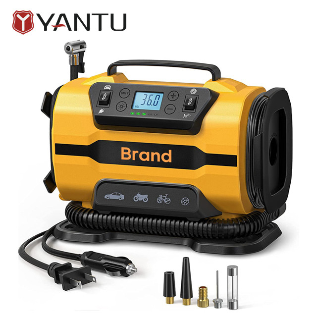 Digital 12V Car Tire Inflator Air Compressor with Deflation and Inflation Modes YANTU AM41
