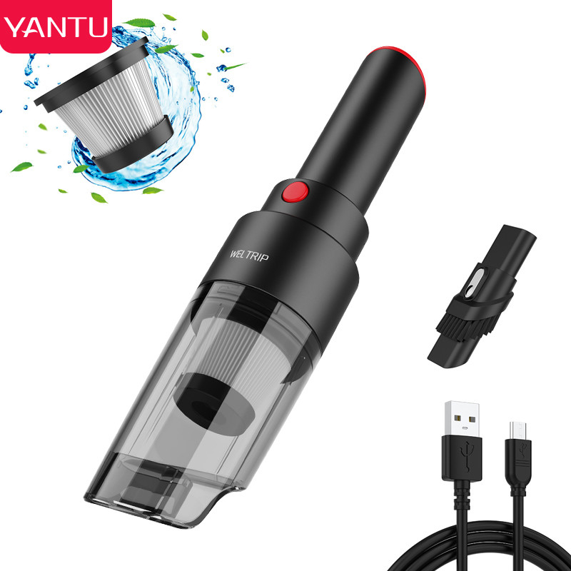 YANTU V12 5000PA Versatile Car Vacuum Cleaner for Home Cleaning Dust Cup Volume 220ml