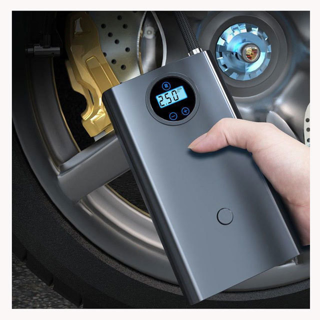 YANTU AM35 Mini Cordless Battery Air Compressor Universal Car Fitment and Versatile