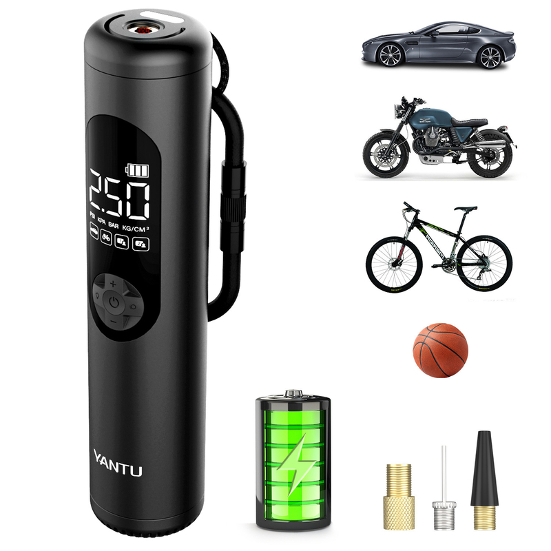 YANTU A23 OEM Wireless Mini Car Tyre Electric Air Compressor for 12v Tires Inflators