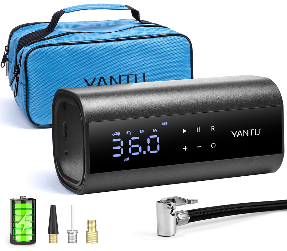 YANTU A22 Noise≤80dB Work Current 10A Fast Wireless Tire Inflator for Pick-up Trucks