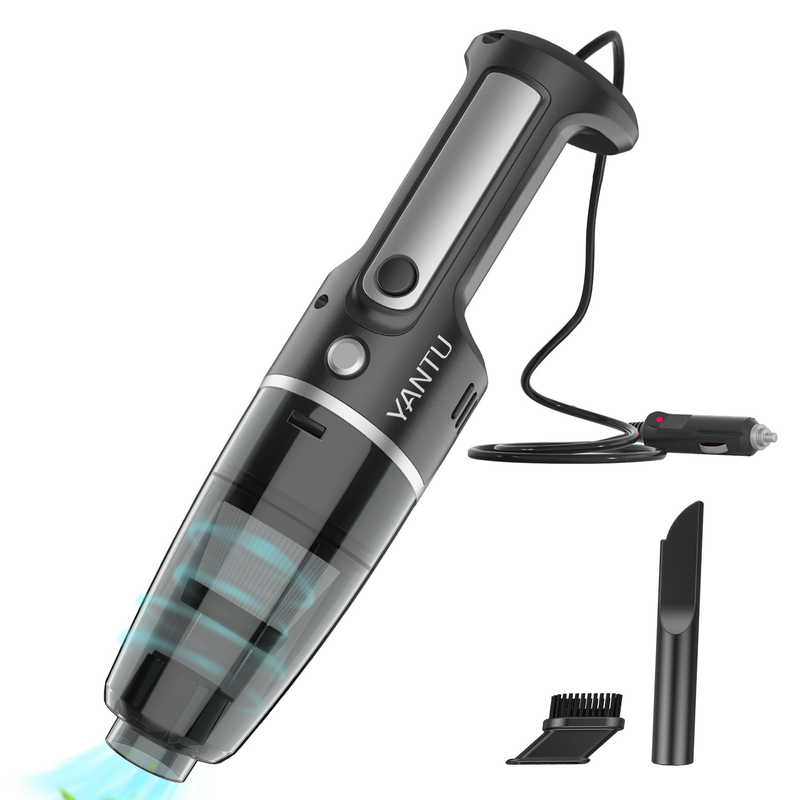 YANTU V01S Wired Car Cleaner Vacuum with 5500PA Strong Suction and 120W Output Voltage