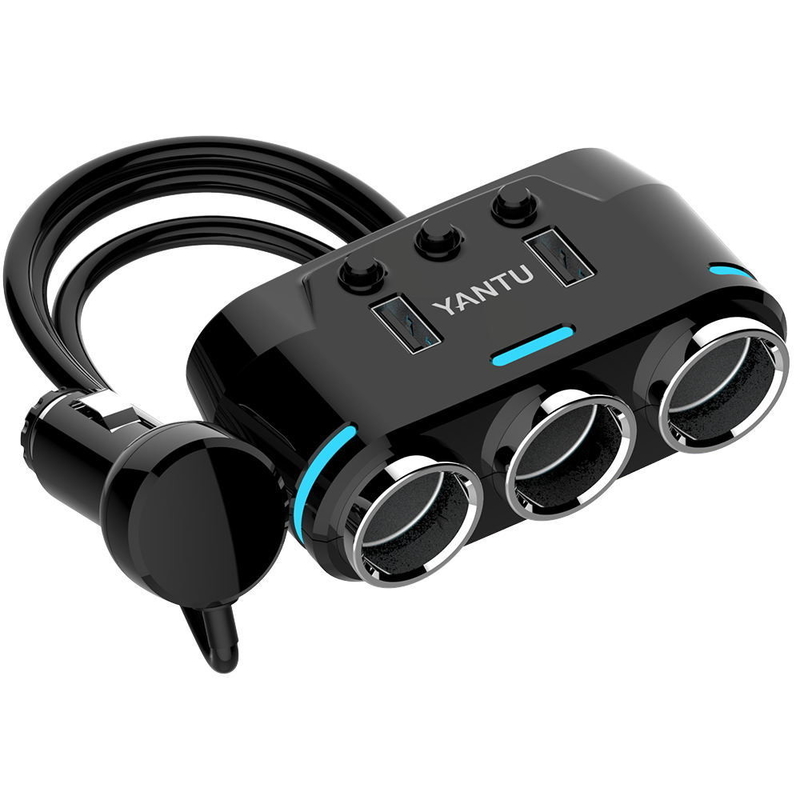 2008-2021 Year YANTU B39 Wired Car Cigarette Lighter Adapter with -Chic Design Style