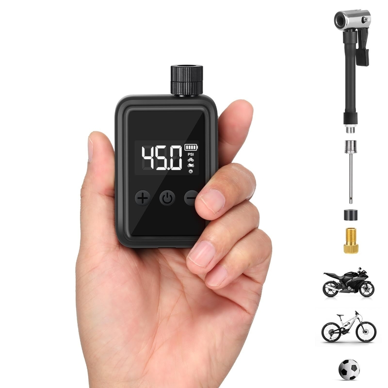 YANTU AM51 Portable Digital Mini Electric Bicycle Motorbike Air Pump for Tyre Pumping