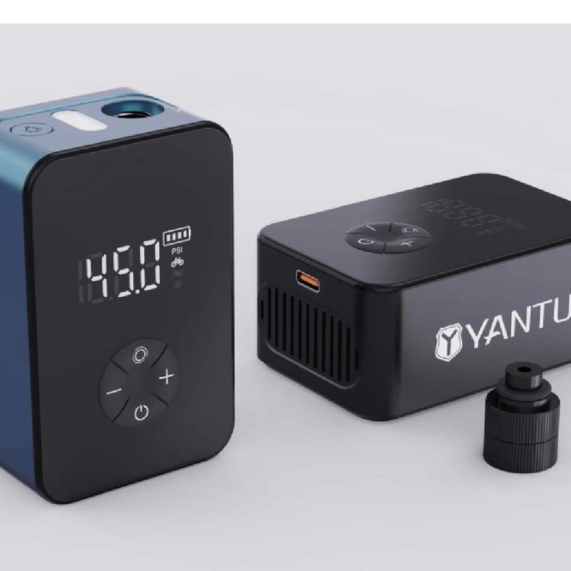 Valve Adapter YANTU K2 120psi Cordless Tire Inflator Digital Mini Electric Air Pump