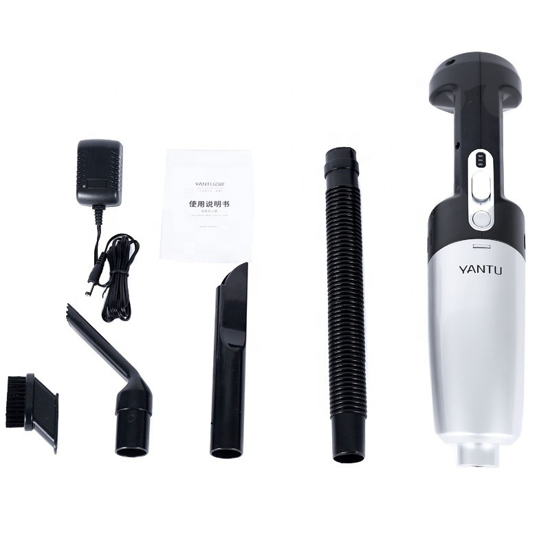 4000PA Suction Power YANTU V01 Portable Handheld Black Car Vacuum Cleaner for Car 12V