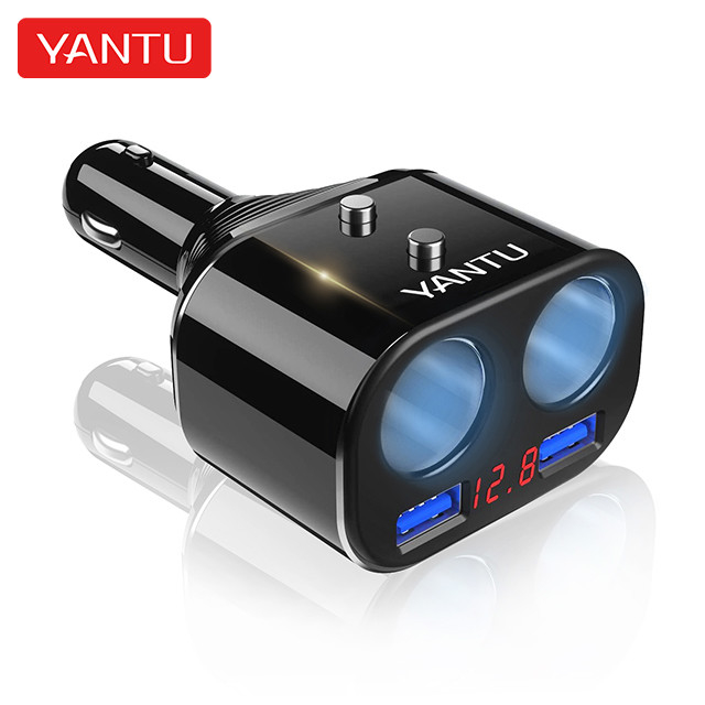 YANTU L01 Fast Car Charger for Phone iPhone and Mobile USB Connection Type-C Mini Portable USB-C Cigarette Lighter Sockets